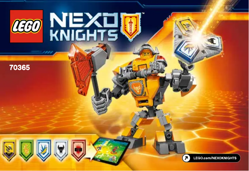 Page n°1 - Manuel utilisateur Lego Nexo Knights 70365