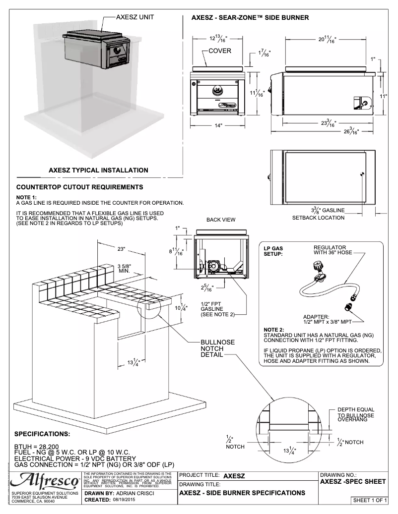 Image de la première page du manuel de l'appareil AXESZ