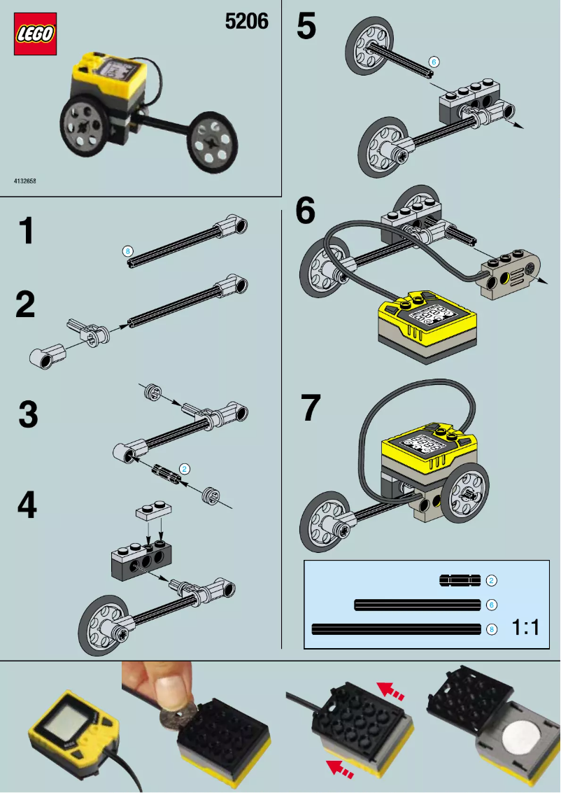 Page 1 de la notice Manuel utilisateur Lego Racers 5206