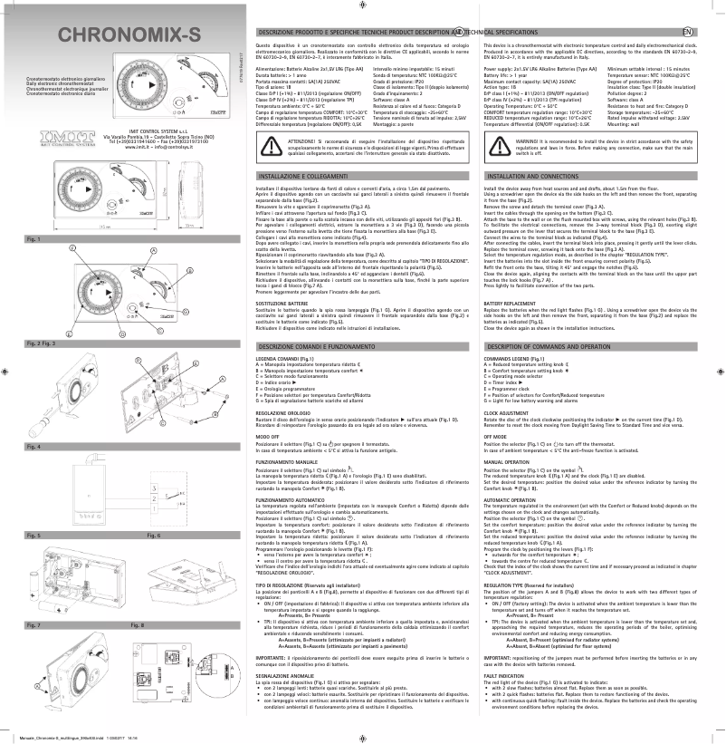 Page 1 de la notice Manuel utilisateur IMIT Chronomix-S 578180