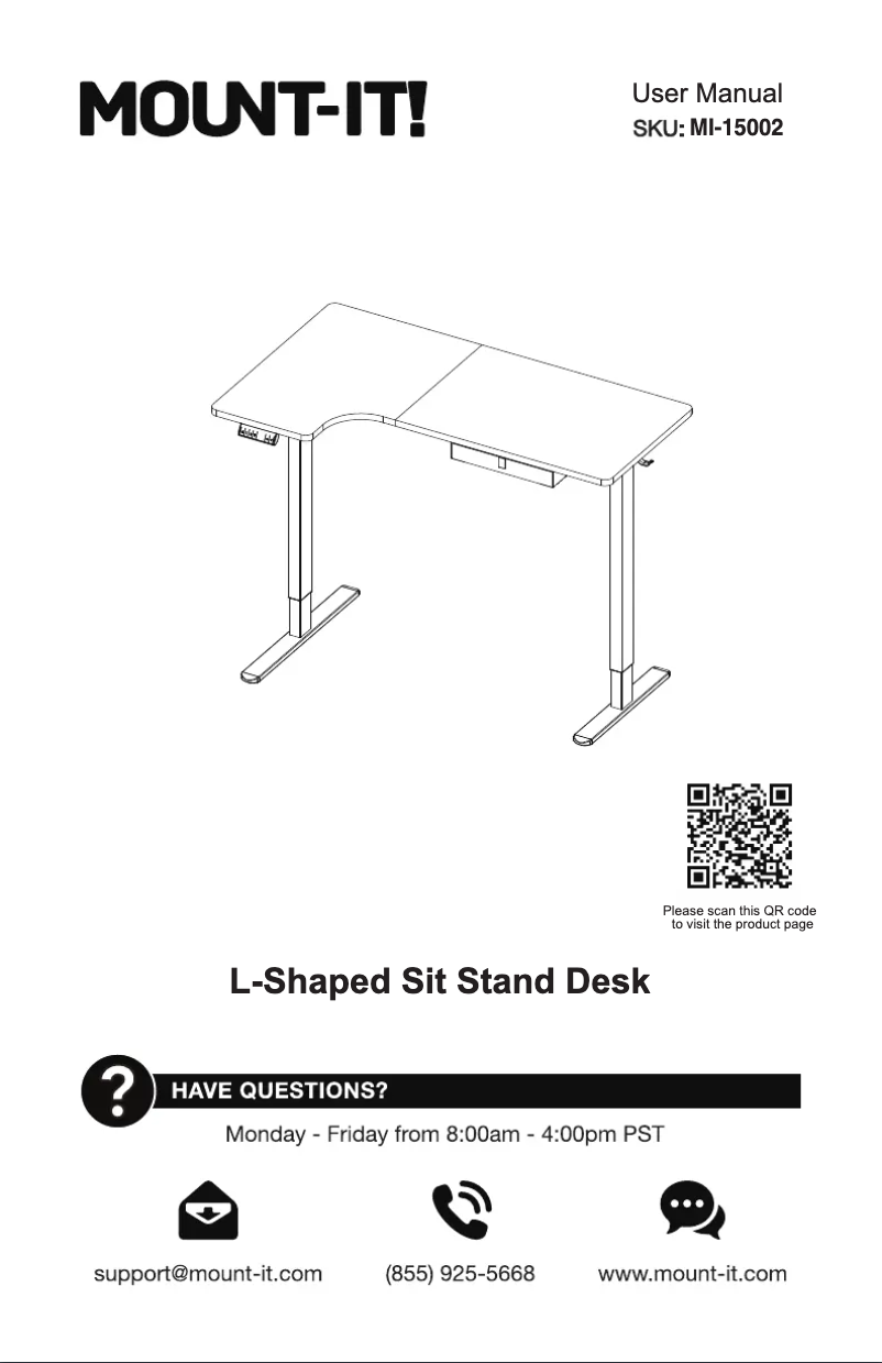 Image de la première page du manuel de l'appareil MI-15002