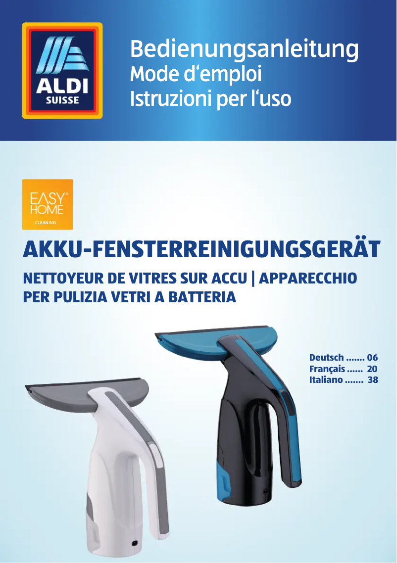 Page 1 de la notice Manuel utilisateur Easy Home GT-FS-03