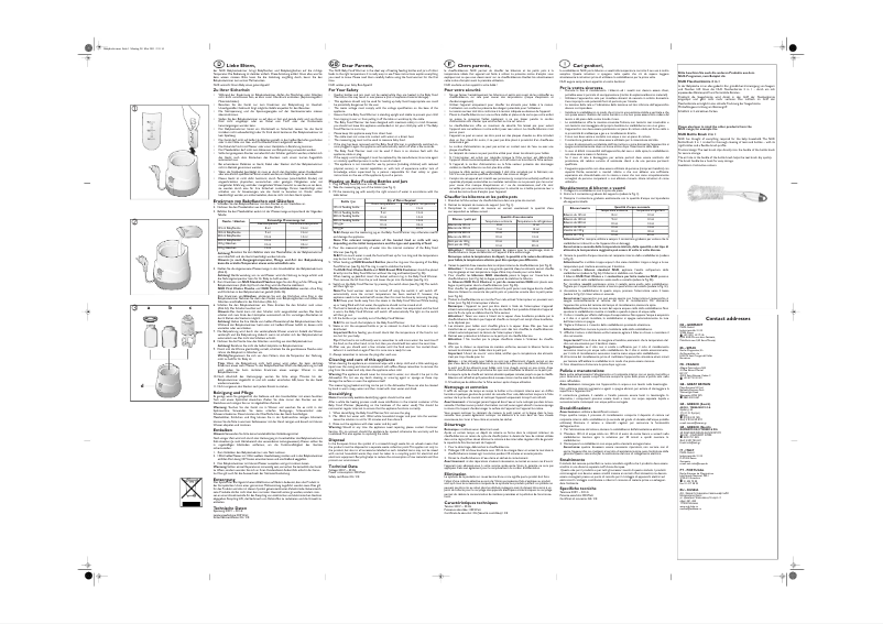 Image de la première page du manuel de l'appareil Thermo Rapid
