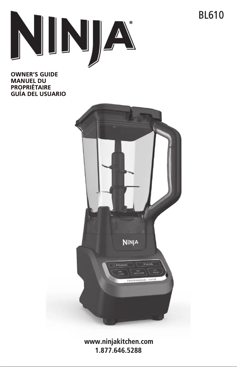 Image de la première page du manuel de l'appareil BL610