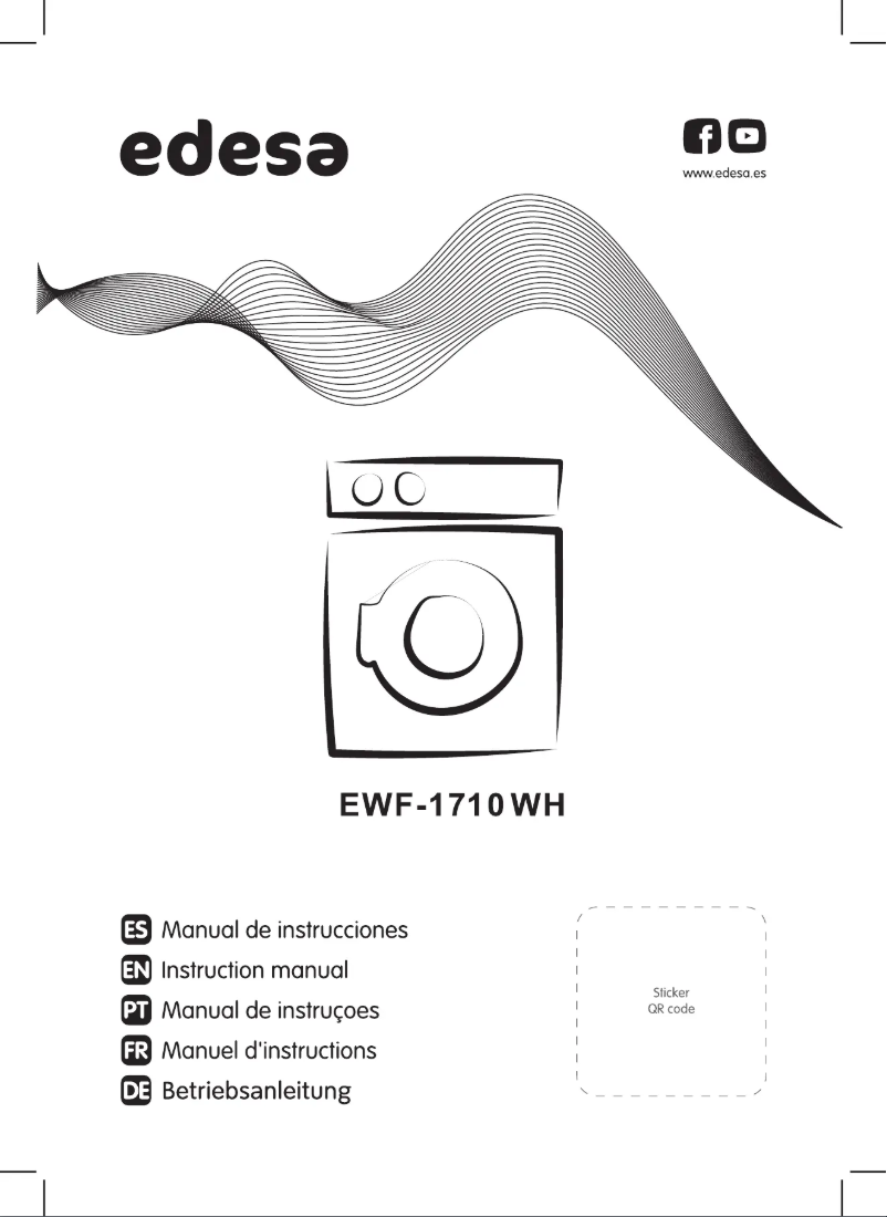 Image de la première page du manuel de l'appareil EWF-1710 WH