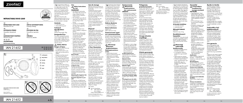 Página 1 del manual Manual de usuario Zoofari IAN 87695