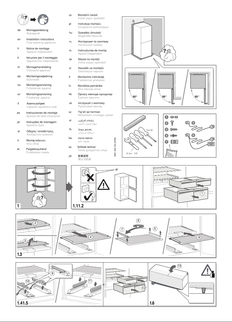 Page n°1 - Manuel utilisateur Siemens KG86NAI30M