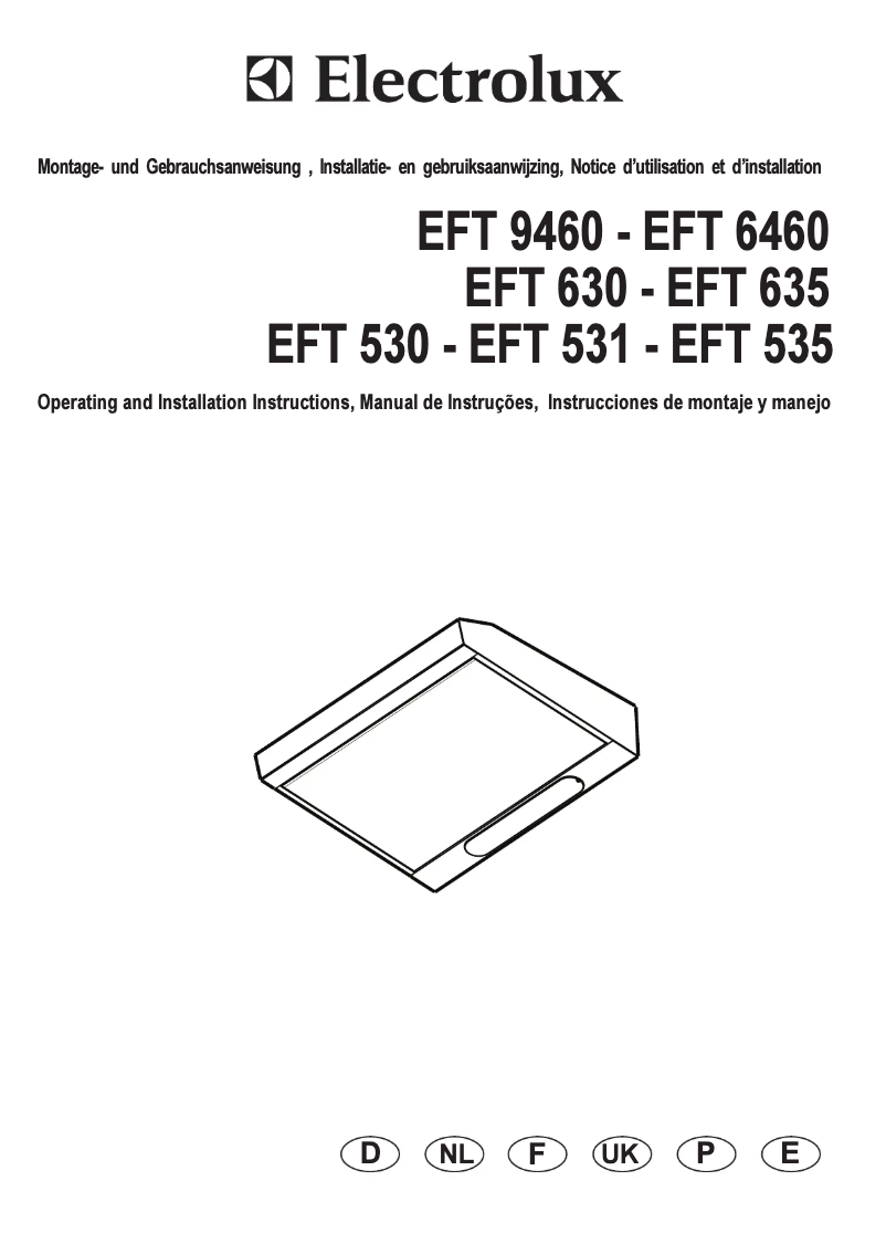 Image de la première page du manuel de l'appareil EFT 535
