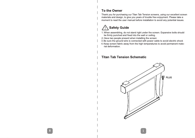 Página 1 del manual Manual de usuario EluneVision Titan