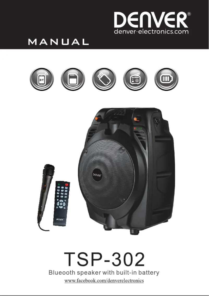 Image de la première page du manuel de l'appareil TSP-302