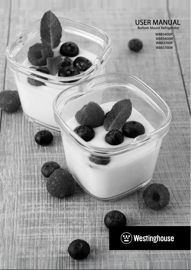 Image de la première page du manuel de l'appareil WBB3400PA