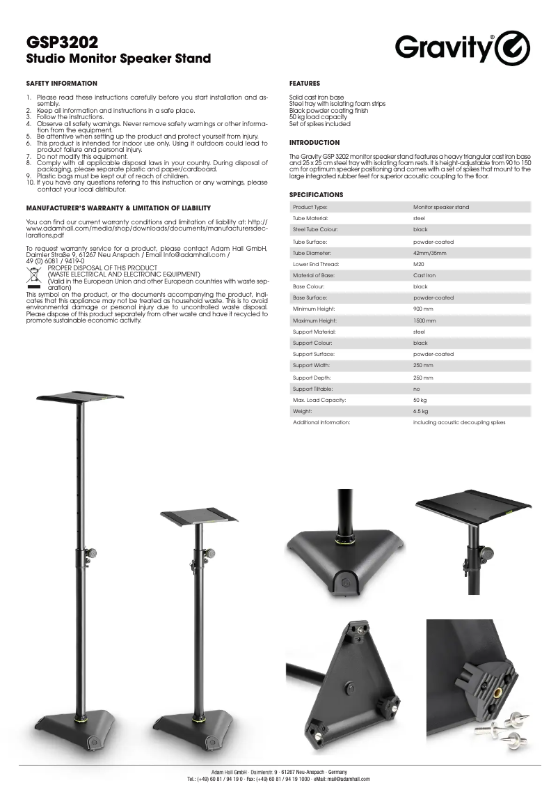 Image de la première page du manuel de l'appareil SP 3202