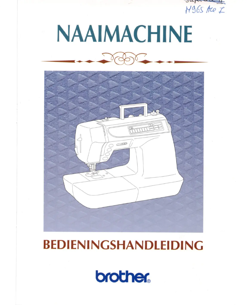 Page 1 de la notice Manuel utilisateur Brother Ace I M965