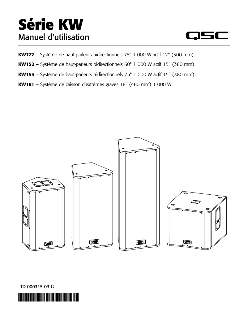 Imagen de la primera página del manual del dispositivo KW122