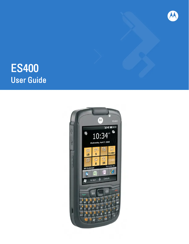 Page n°1 - Manuel utilisateur Motorola ES400 Qwerty