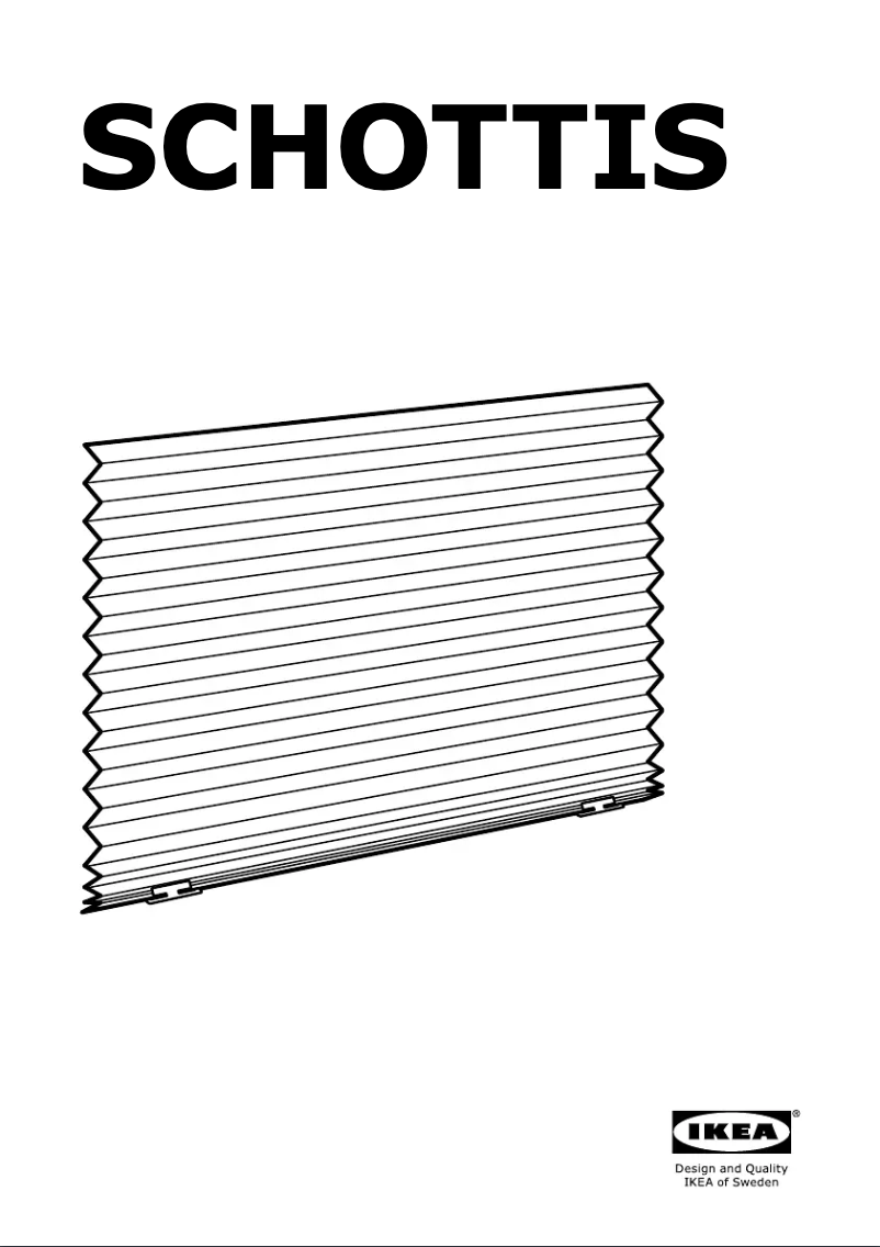 Página 1 del manual Manual de usuario Ikea SCHOTTIS 402.422.81