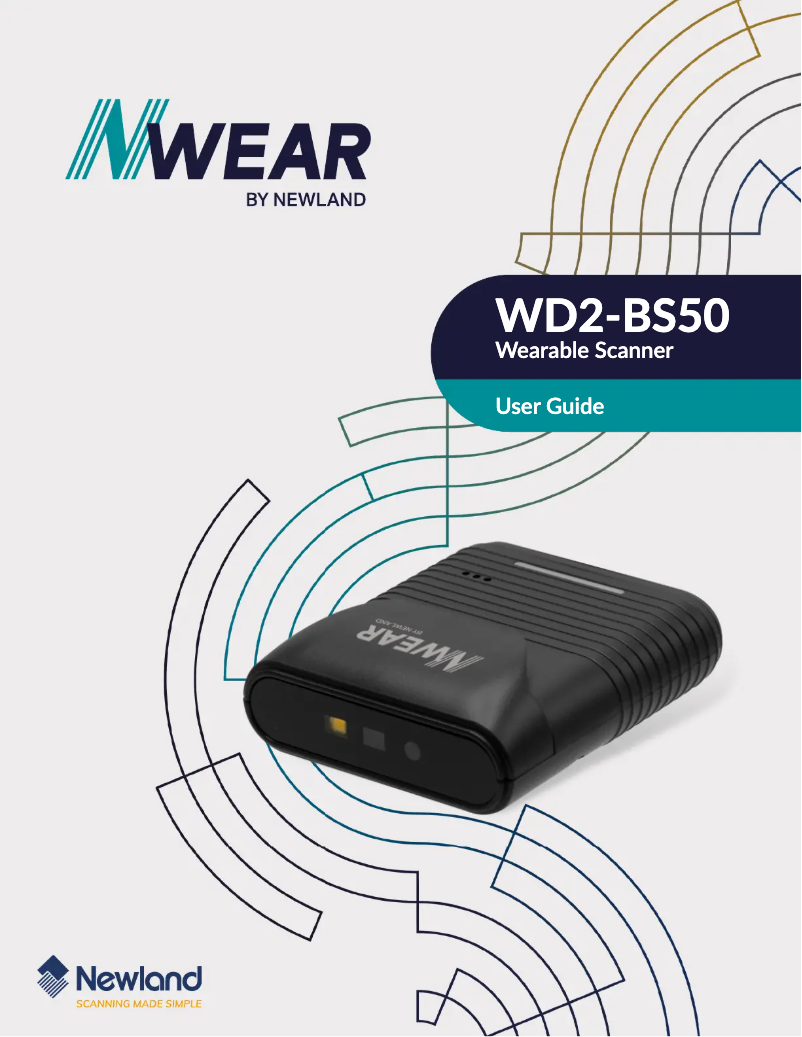 Imagen de la primera página del manual del dispositivo WD2-BS50