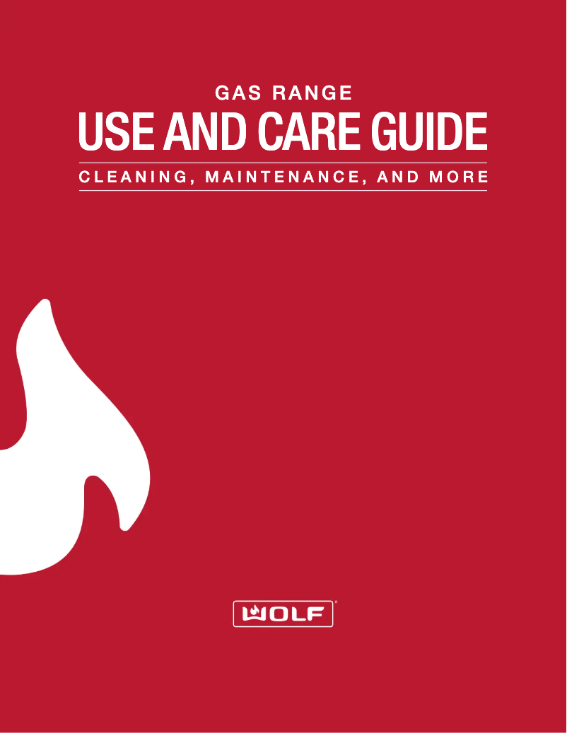 Page n°1 - Manuel utilisateur Wolf GR364G
