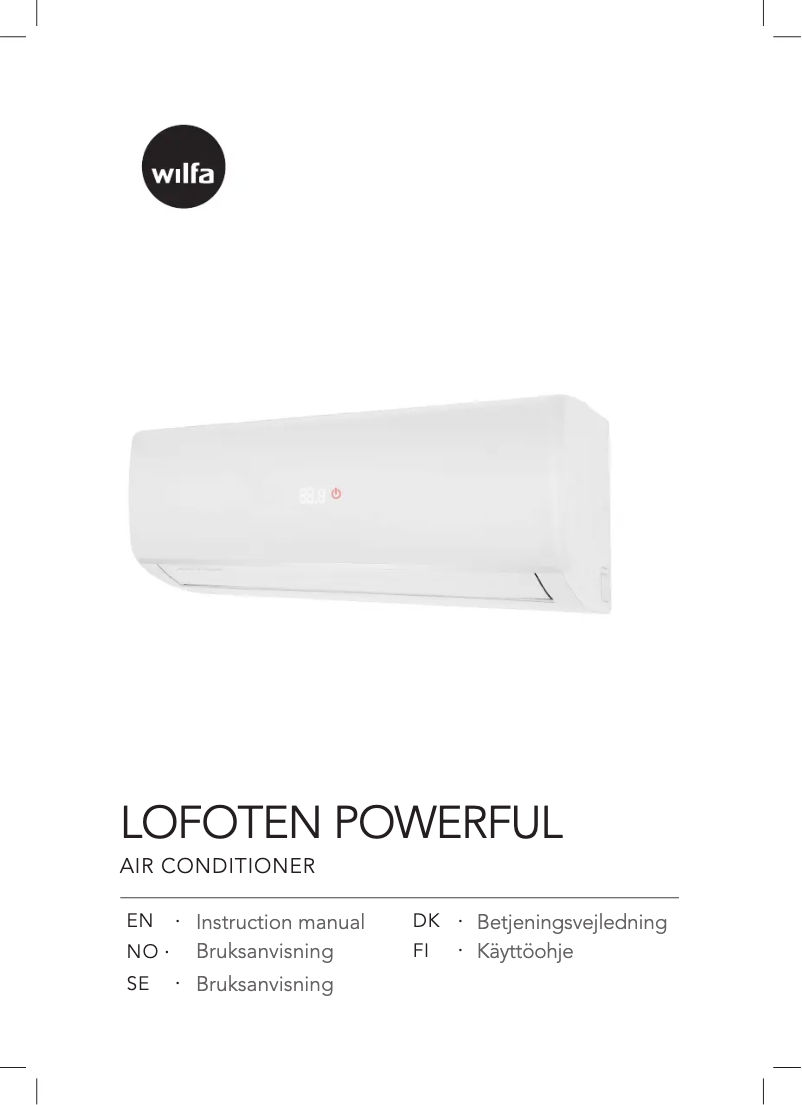 Image de la première page du manuel de l'appareil Lofoten Powerful