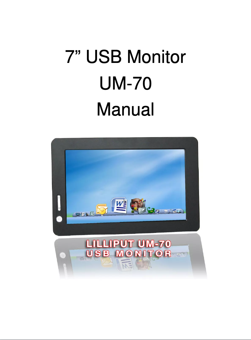 Page 1 de la notice Manuel utilisateur Deltaco TV-907USB