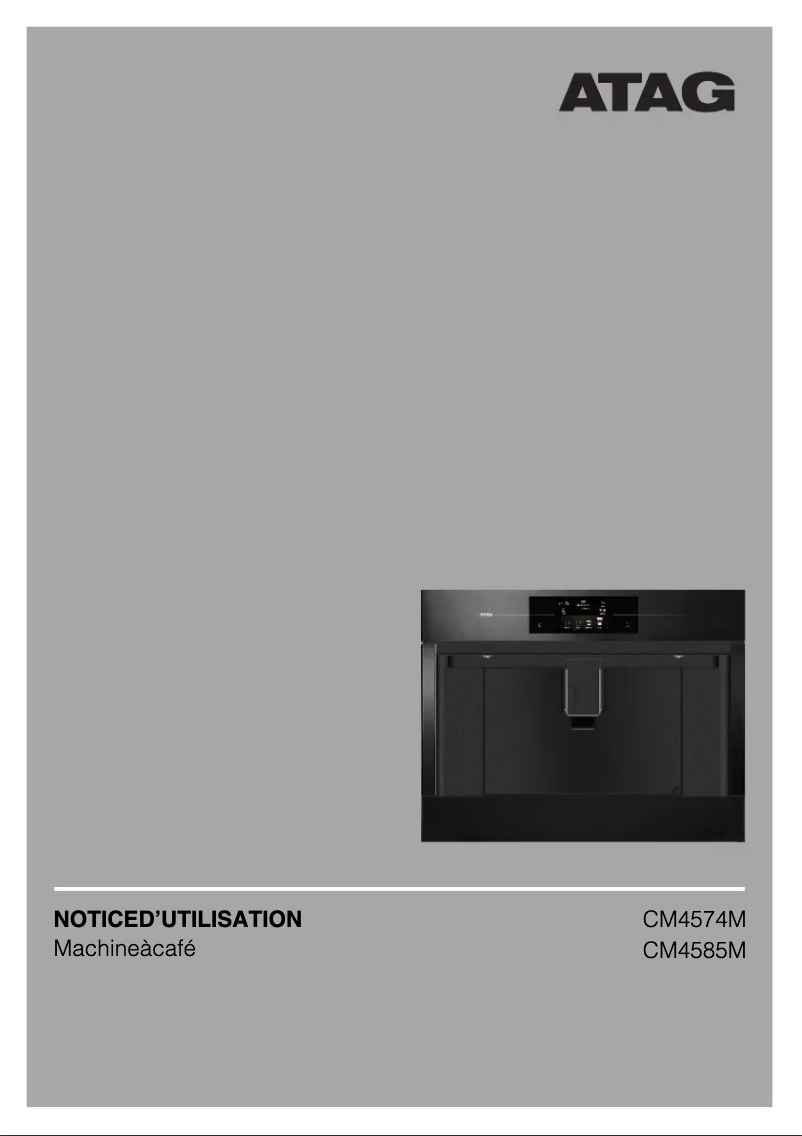 Page 1 de la notice Manuel utilisateur Atag CM4574M