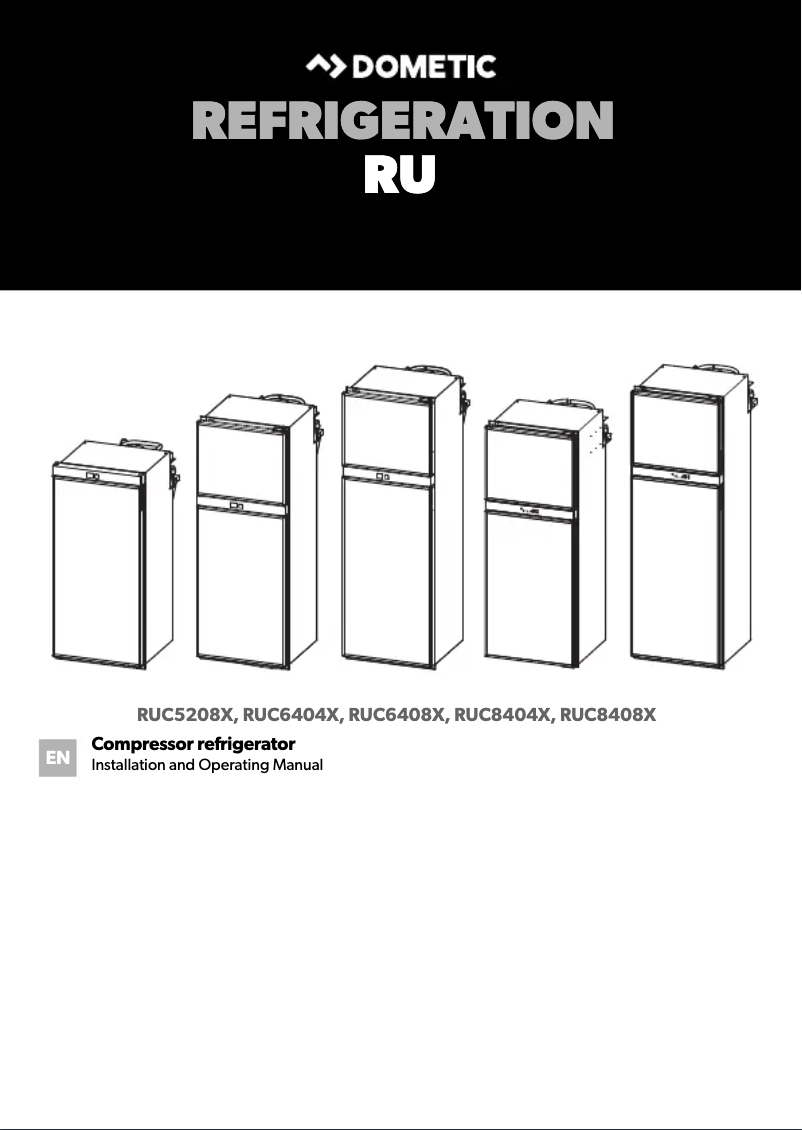 Page 1 de la notice Manuel utilisateur Dometic RUC 5208 X