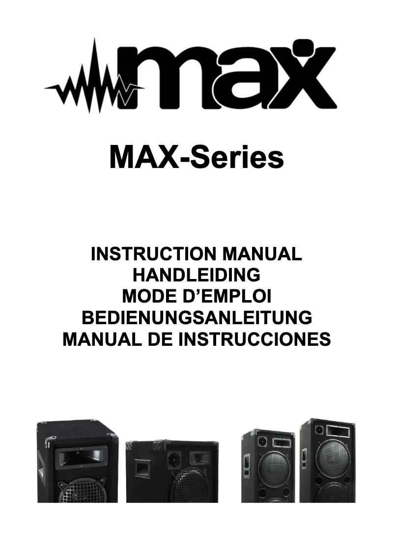 Page n°1 - Manuel utilisateur MAX MAX28