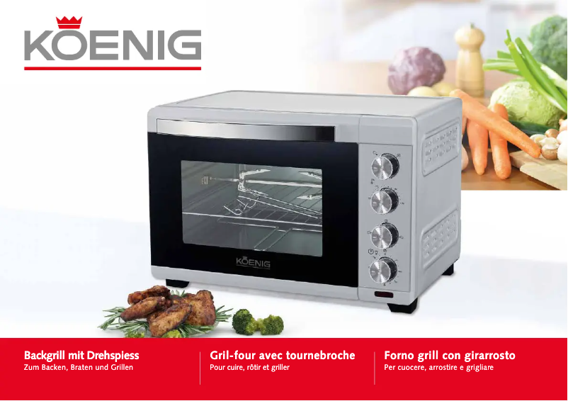 Page 1 de la notice Manuel utilisateur Koenig B00104