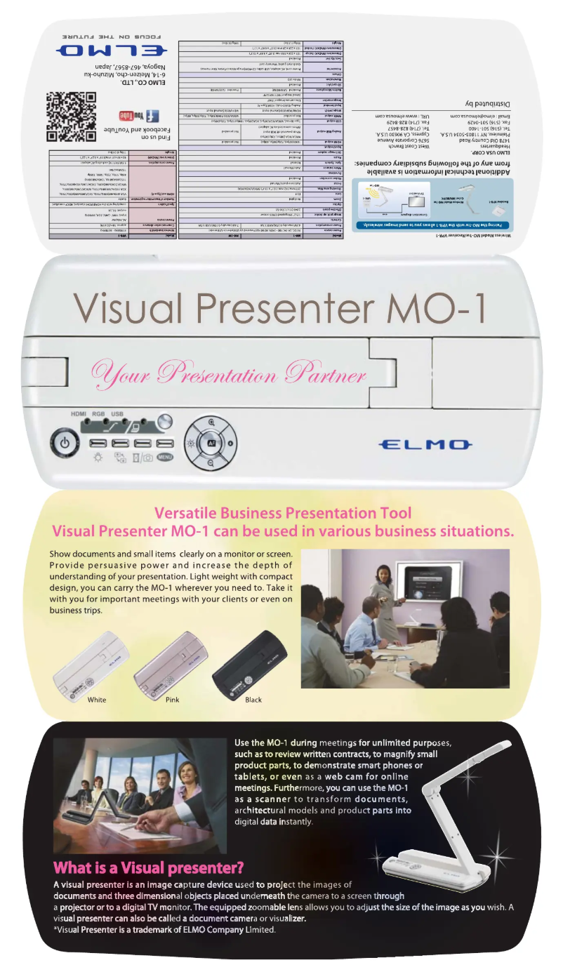 Page n°1 - Brochure Elmo MO-1