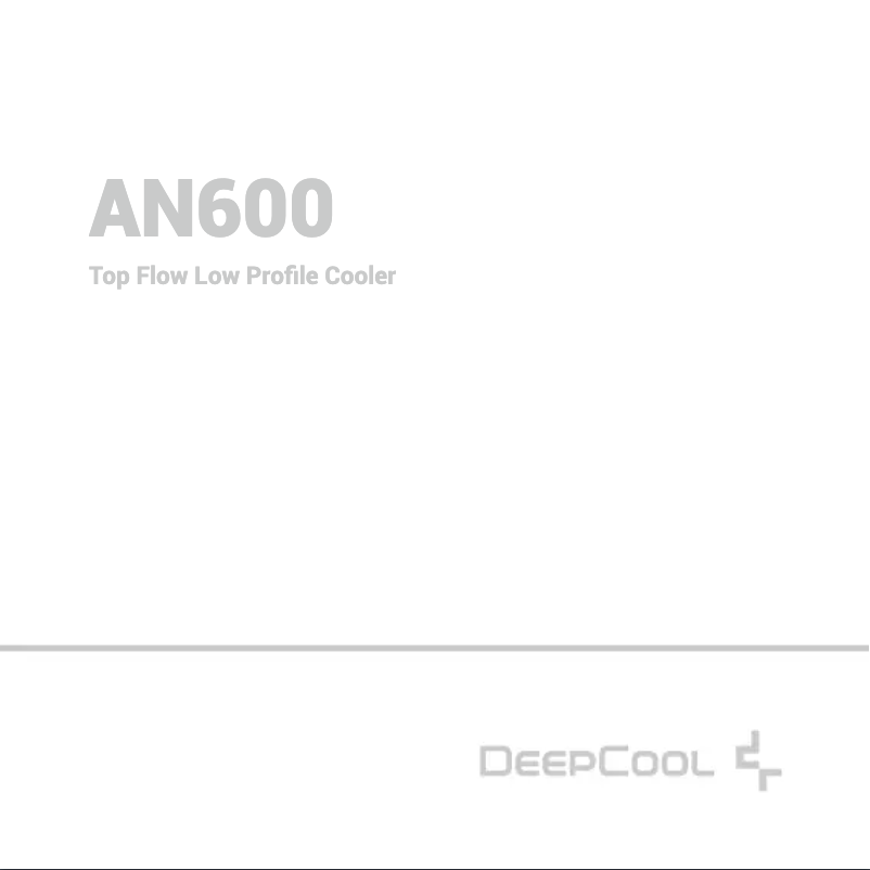Page n°1 - Manuel utilisateur DeepCool AN600