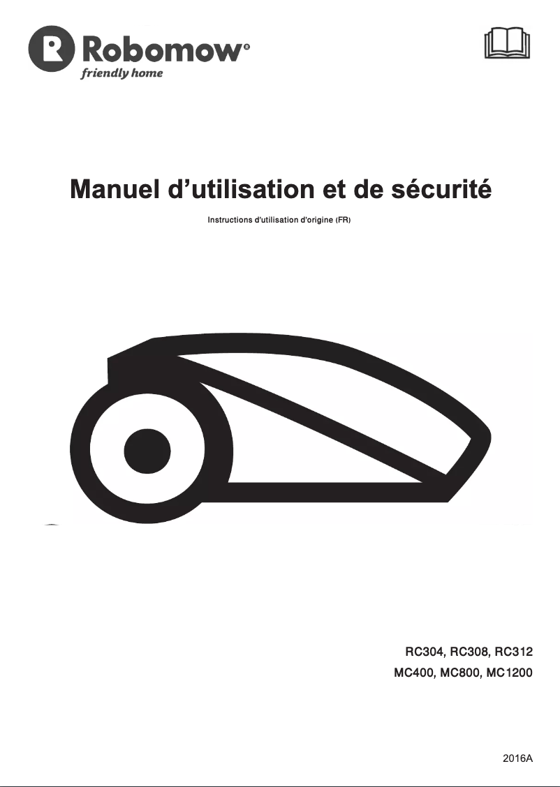 Page 1 de la notice Manuel utilisateur Robomow MC400