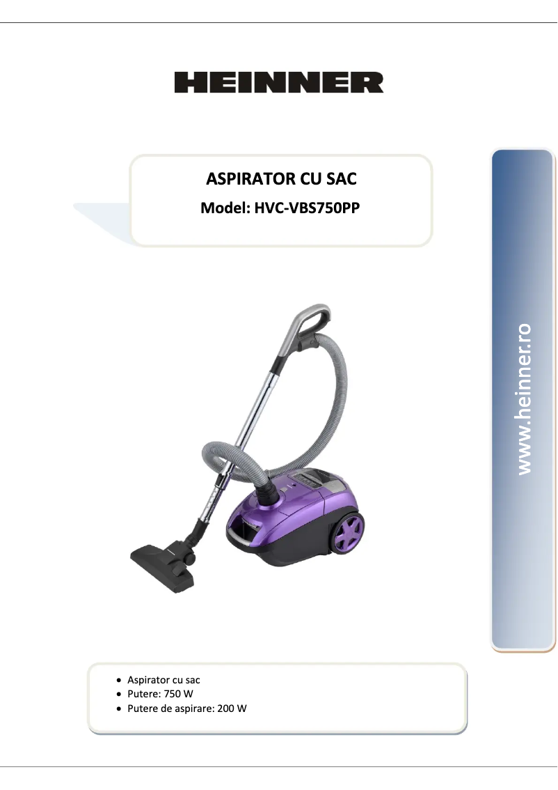 Imagen de la primera página del manual del dispositivo HVC-VBS750PP