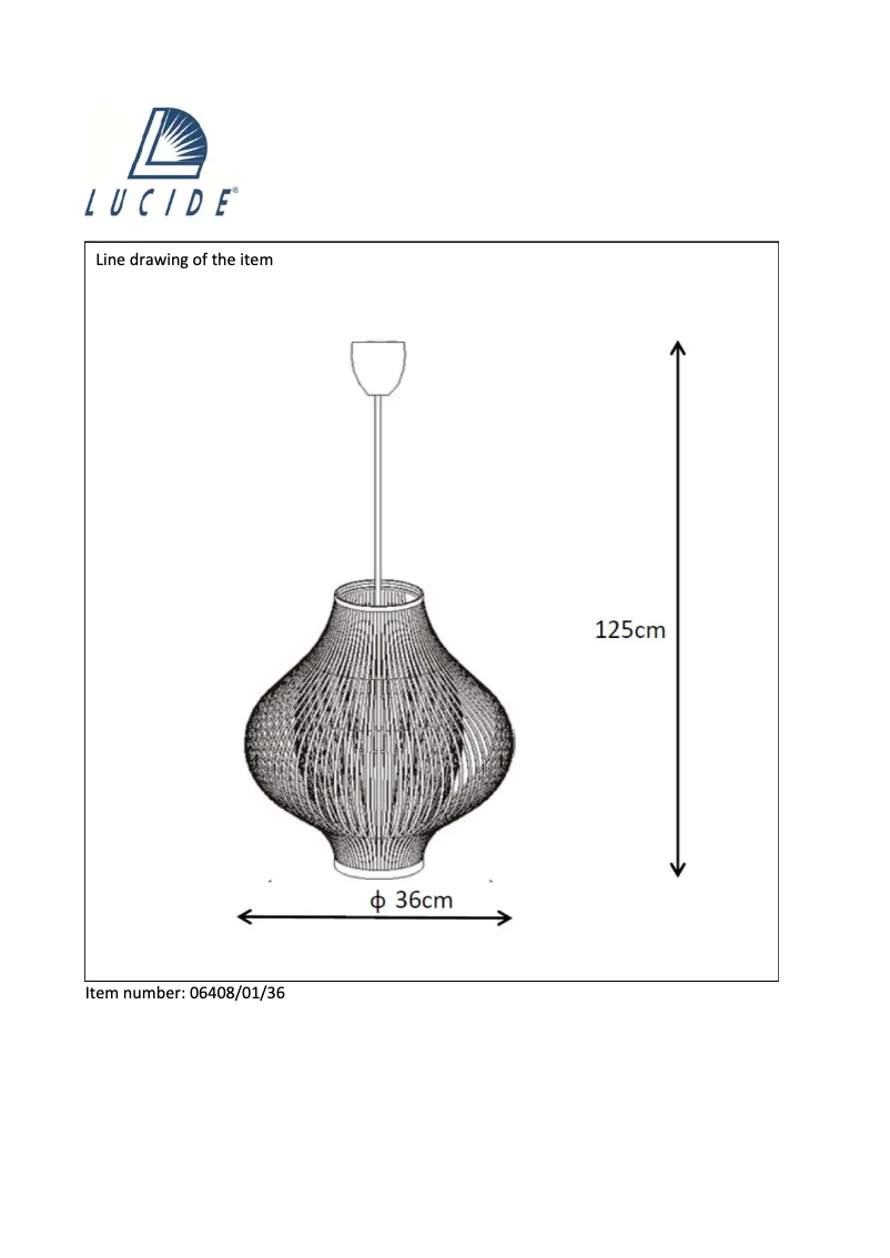 Page 1 de la notice Manuel utilisateur Lucide Poli 06408/01/36
