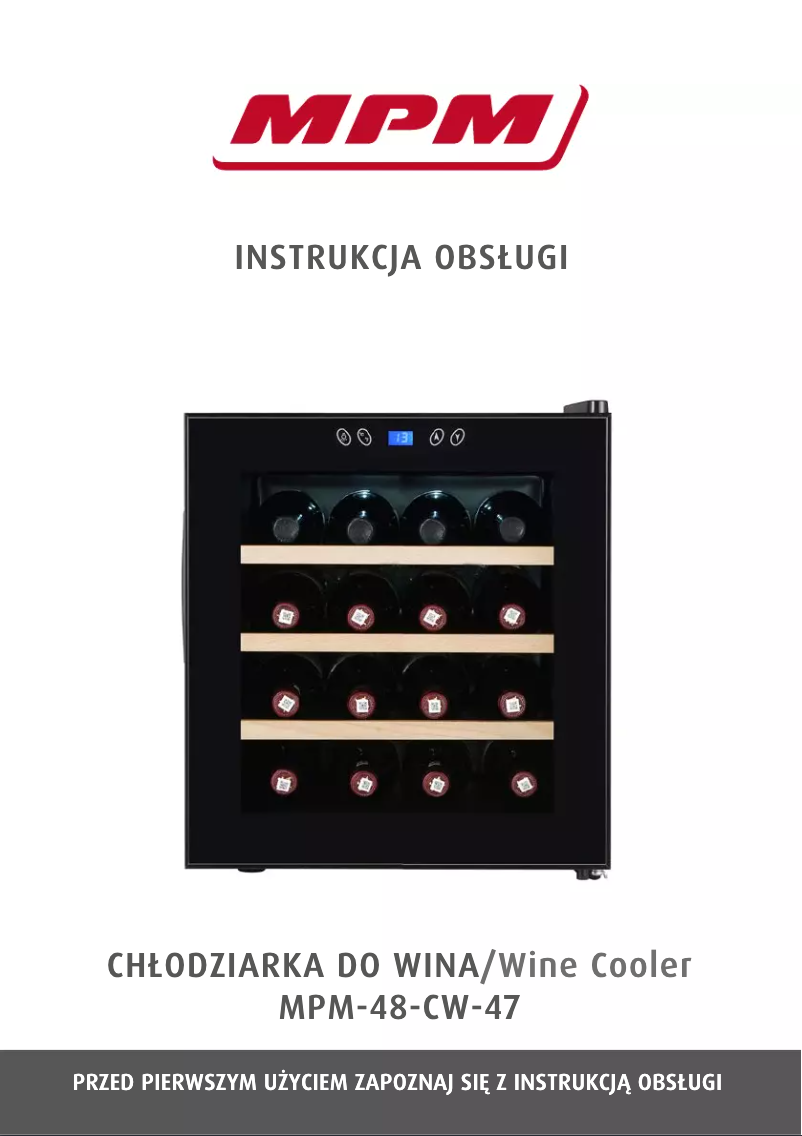 Page 1 de la notice Manuel utilisateur MPM 48-CW-47