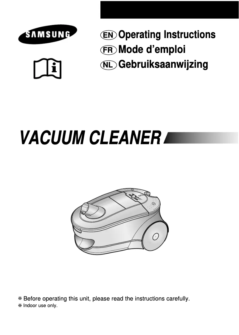 Page 1 de la notice Manuel utilisateur Samsung SC7845