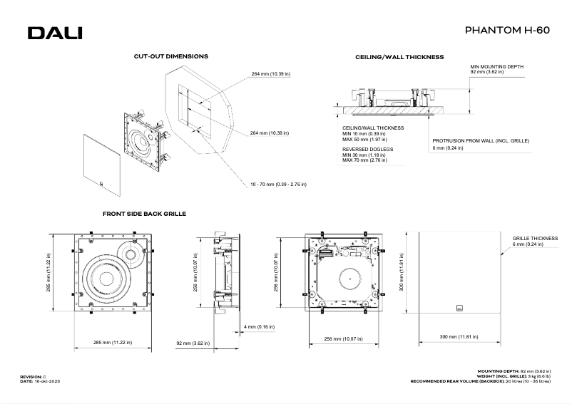 Image de la première page du manuel de l'appareil Phantom H-60