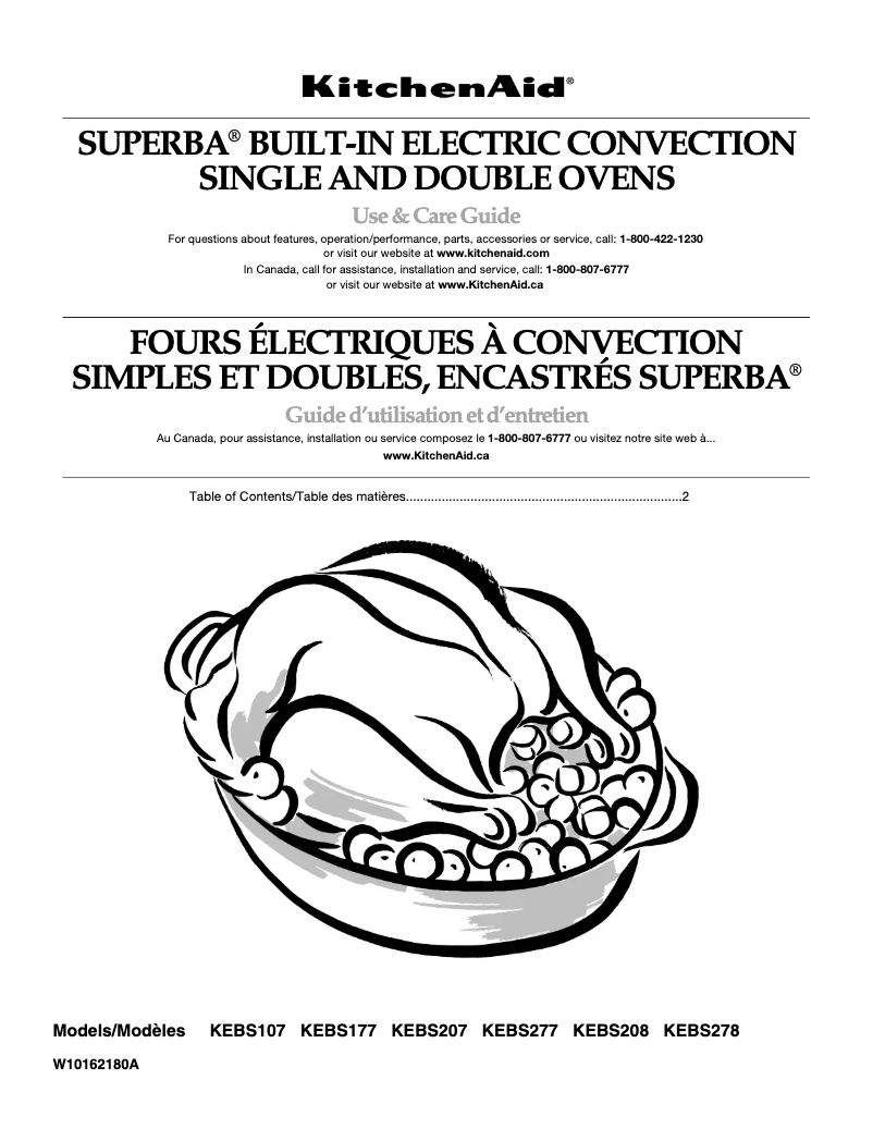 Image de la première page du manuel de l'appareil KEBS107SBL
