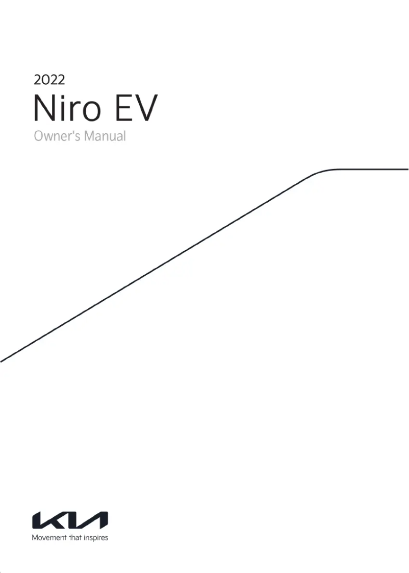 Page 1 de la notice Manuel utilisateur Kia Niro EV (2022)