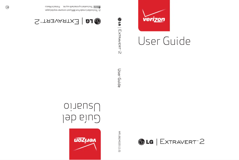 Image de la première page du manuel de l'appareil Extravert 2