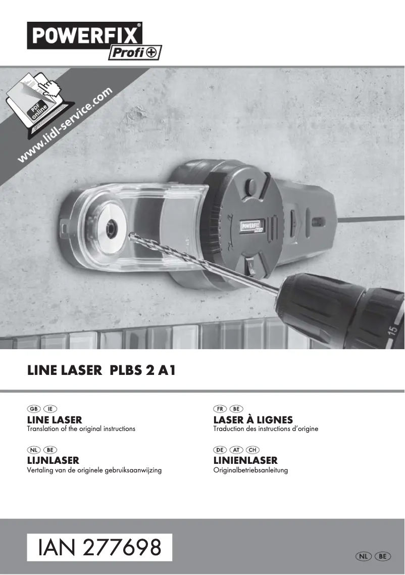 Página 1 del manual Manual de usuario Powerfix PLBS 2 A1