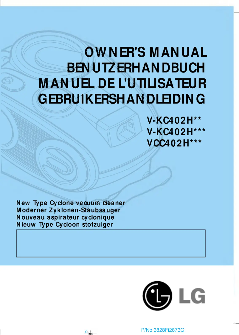 Page n°1 - Manuel utilisateur LG V-KC402HTUQ