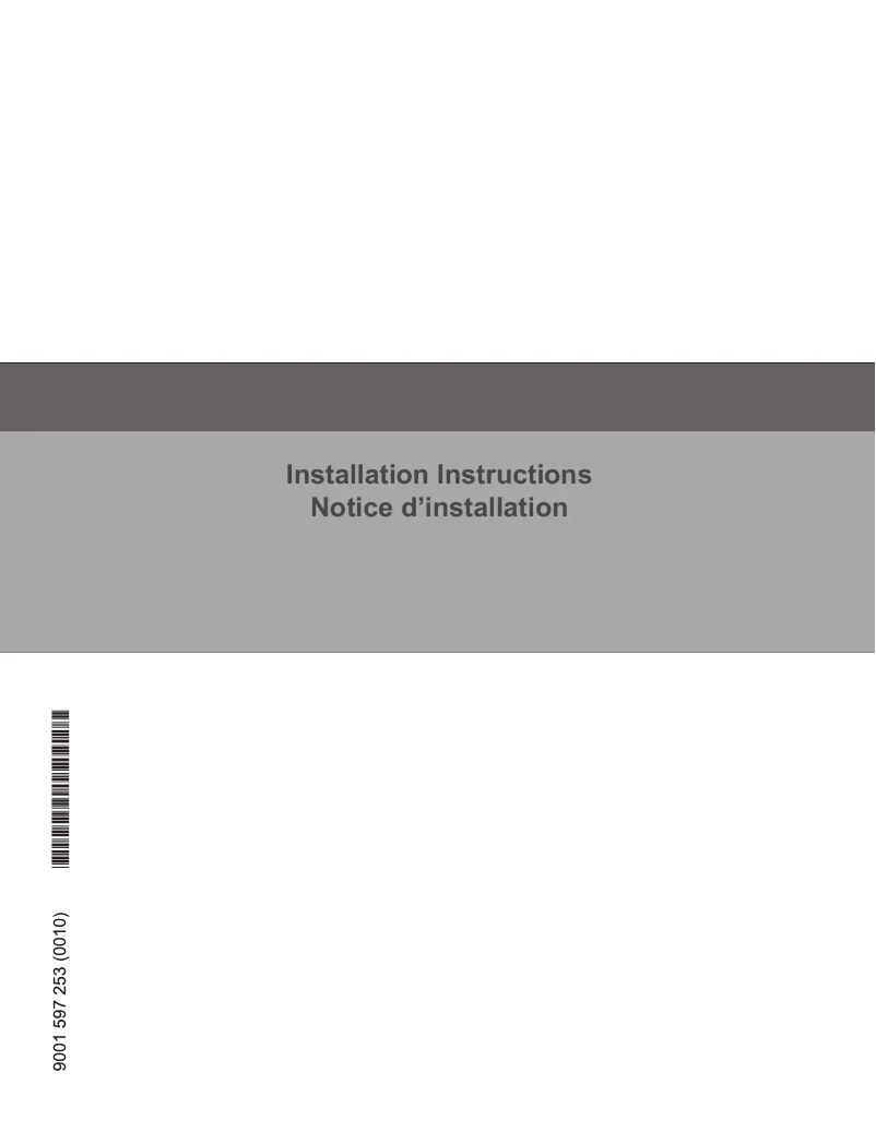 Page n°1 - Guide d'installation Bosch SPX68B55UC