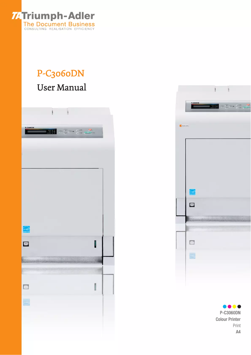 Page 1 de la notice Manuel utilisateur Utax P-C3060DN