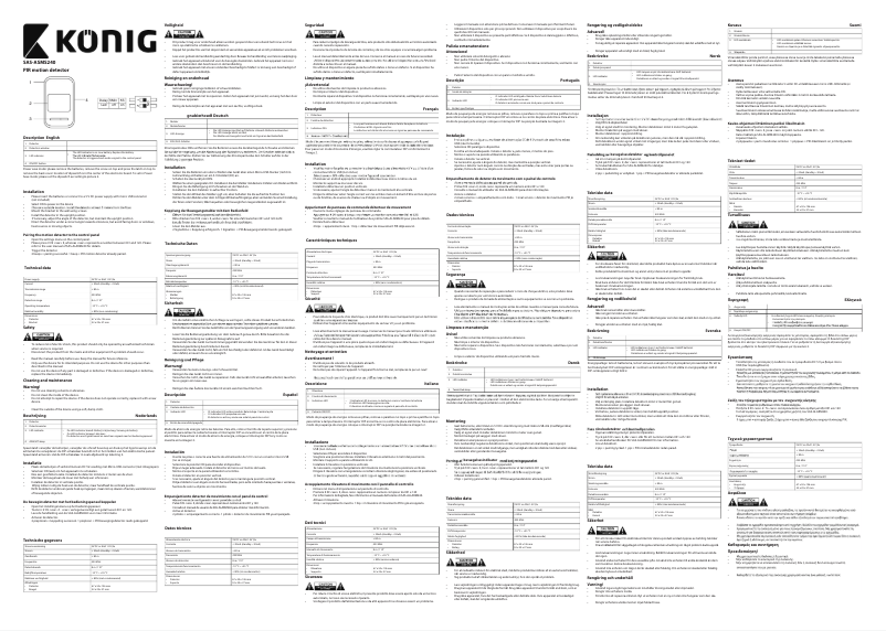 Página 1 del manual Manual de usuario Konig SAS-ASMS240