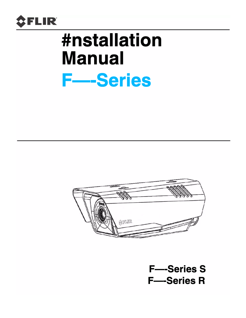Page 1 de la notice Manuel utilisateur FLIR FC-348