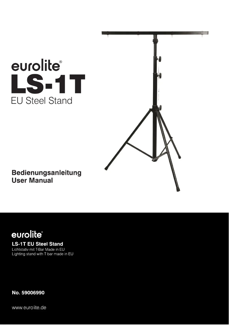 Page n°1 - Manuel utilisateur Eurolite LS-1T EU