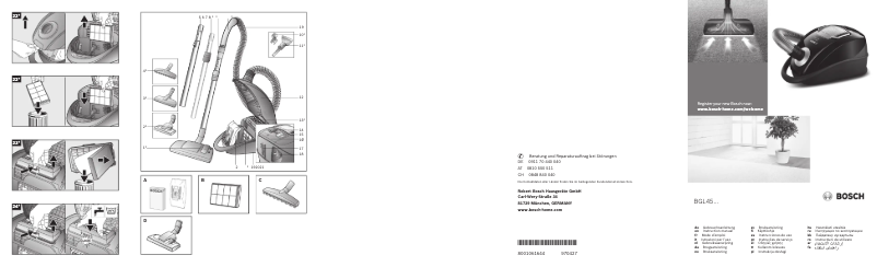 Page 1 of the manual User Manual Bosch BGB45331