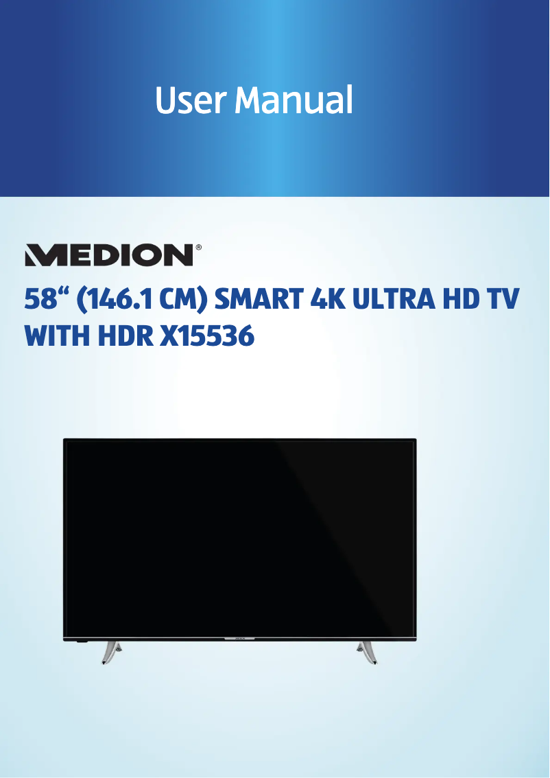 Page 1 de la notice Manuel utilisateur Medion LIFE X15536 (MD 31436)