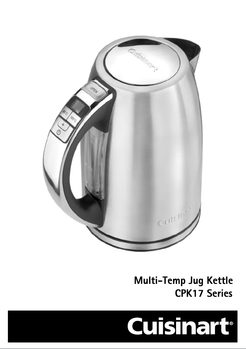 Page 1 de la notice Manuel utilisateur Cuisinart CPK17GU