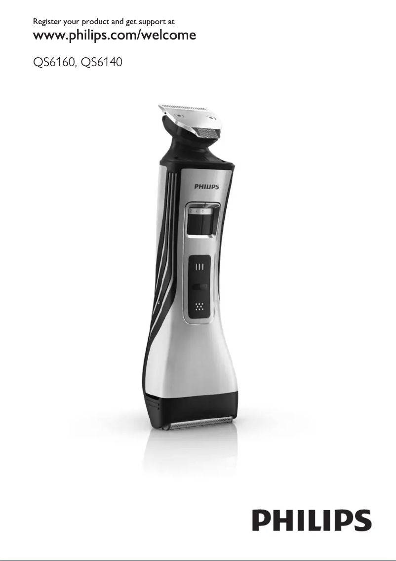 Image de la première page du manuel de l'appareil Styleshaver Pro QS6140
